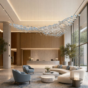 The Flying Surge LED Chandelier | Custom Size & Made-to-Order Lighting for Luxury Homes & Commercial Spaces