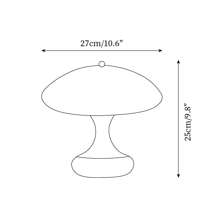 Thella Mushroom Table Lamp