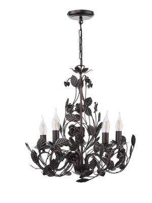 Rosaio Wrought Iron Chandelier