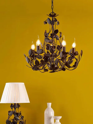 Rosaio Wrought Iron Chandelier