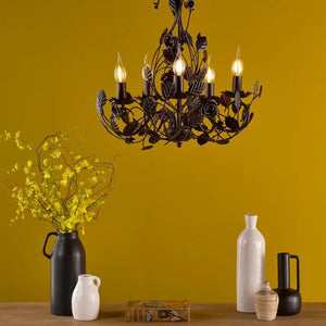 Rosaio Wrought Iron Chandelier