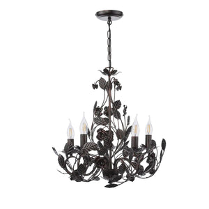 Rosaio Wrought Iron Chandelier