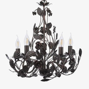 Rosaio Wrought Iron Chandelier