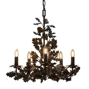 Thicket Oak Leaf Chandelier