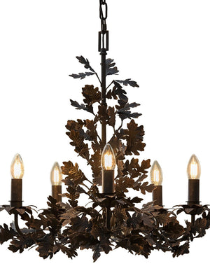 Thicket Oak Leaf Chandelier