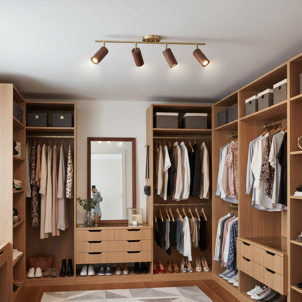 Thio Wooden Track Lighting