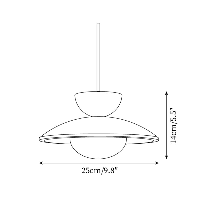 Tia Travertine Pendant Lamp