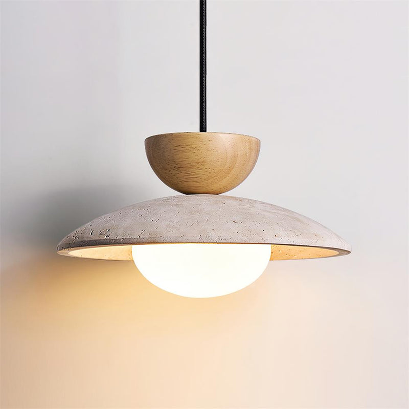 Tia Travertine Pendant Lamp – detail 2