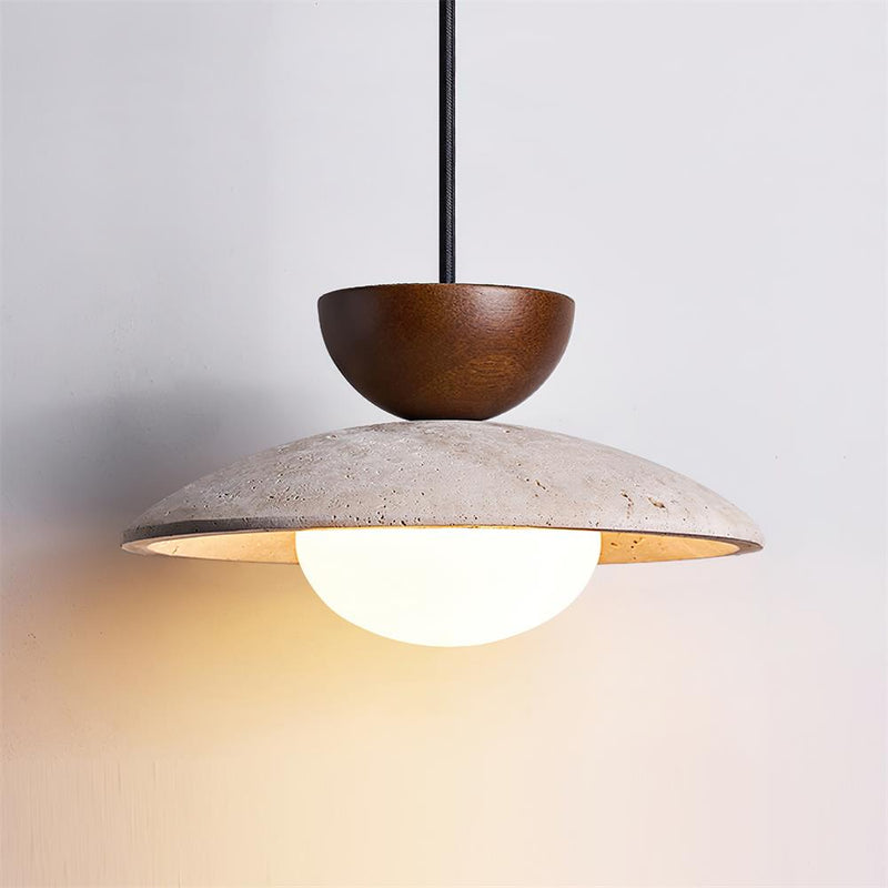 Tia Travertine Pendant Lamp – detail 3