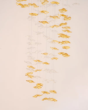 Tidal Art Glass Chandelier