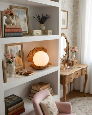 Tide’s Seashell  Table Lamp