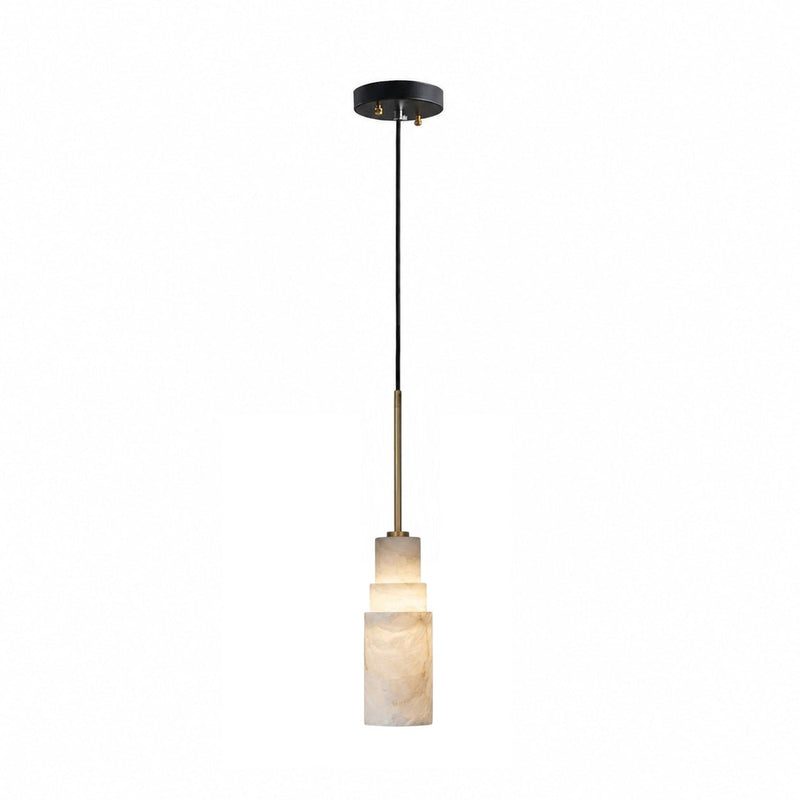 Tiered Alabaster Cluster Chandelier – detail 8