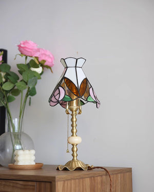 Tiffany Rose Table Lamp 7.5″- 15.7″