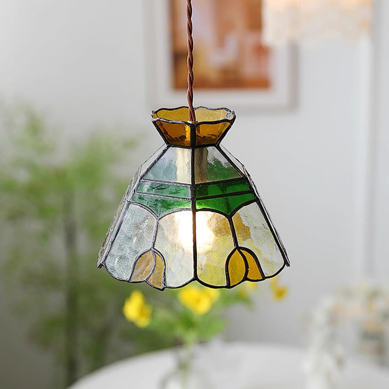 Tiffany Stained Pendant Lamp – detail 11