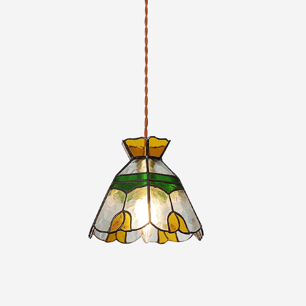Tiffany Stained Pendant Lamp 7.1″- 5.9″ - Docos