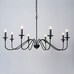 Timeless Gold Candle Chandelier