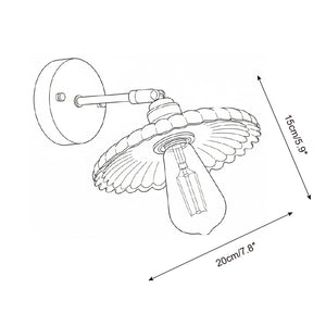 Toffee Bloom Wall Lamp