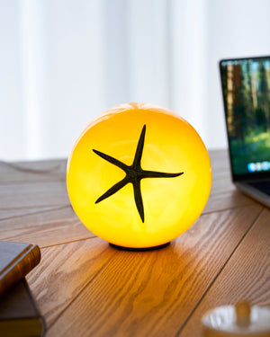 Tomato Glass Table Lamp