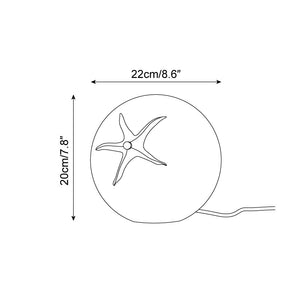 مصباح طاولة طماطم 8.6 بوصة