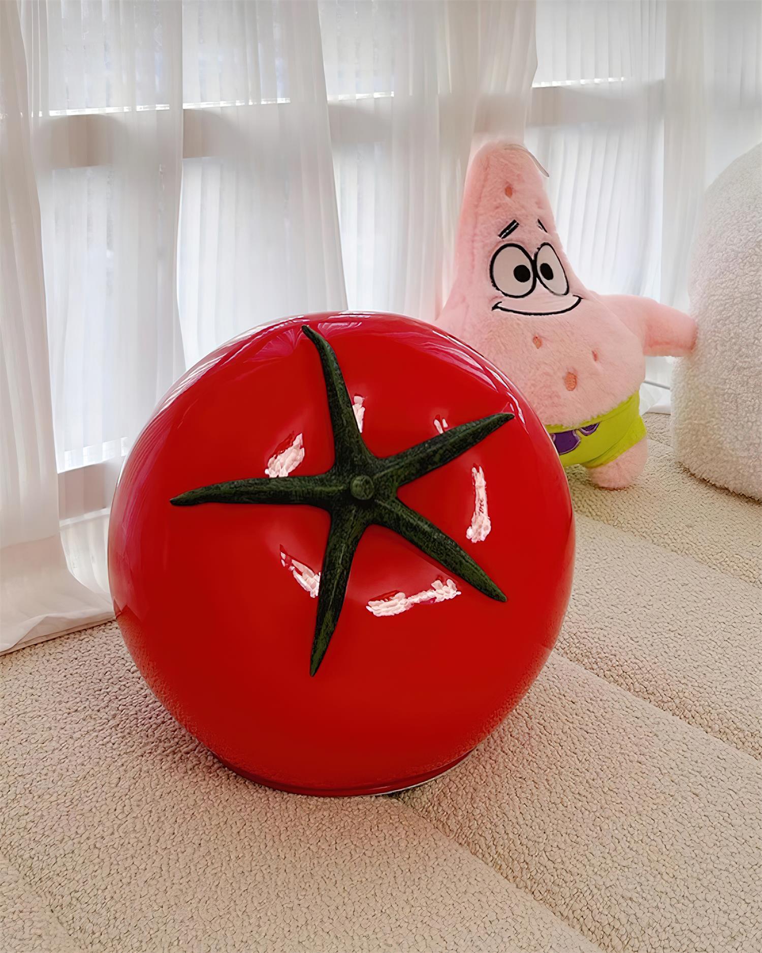 Tomato Glass Table Lamp