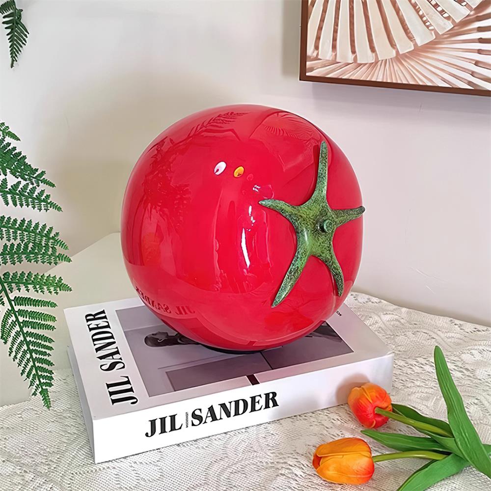 Tomato Glass Table Lamp