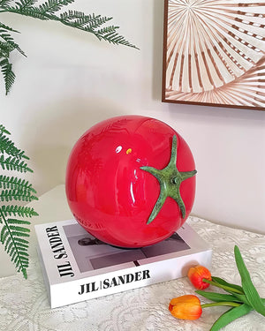 Tomato Glass Table Lamp