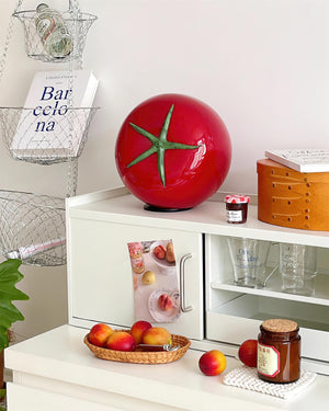 Tomato Glass Table Lamp