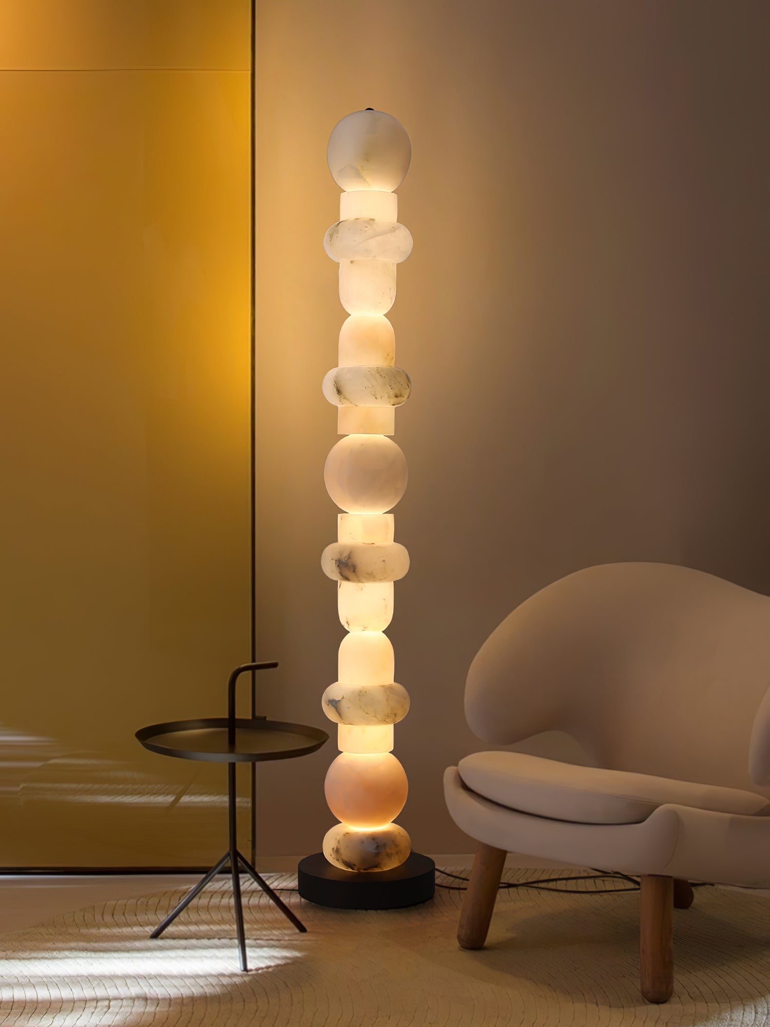 Tribeca Alabaster Floor Lamp - Docos