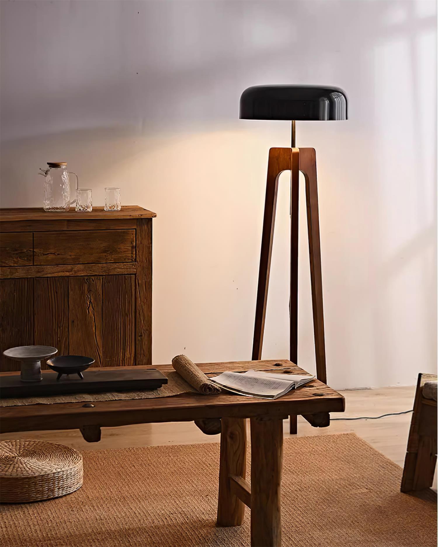 Towa Wood Floor Lamp 18.9″- 59.8″ - Docos