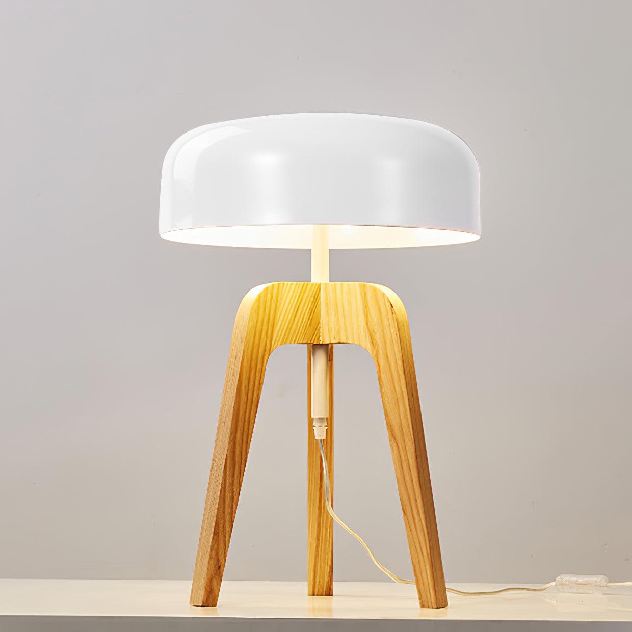 Towa Wood Table Lamp 13.7″- 20.4″ - Docos