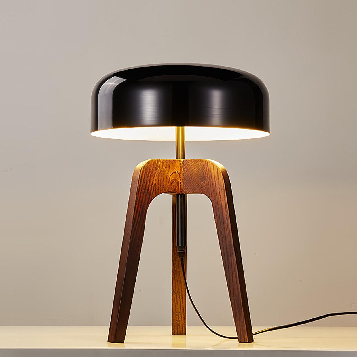 Towa Wood Table Lamp 13.7″- 20.4″ - Docos