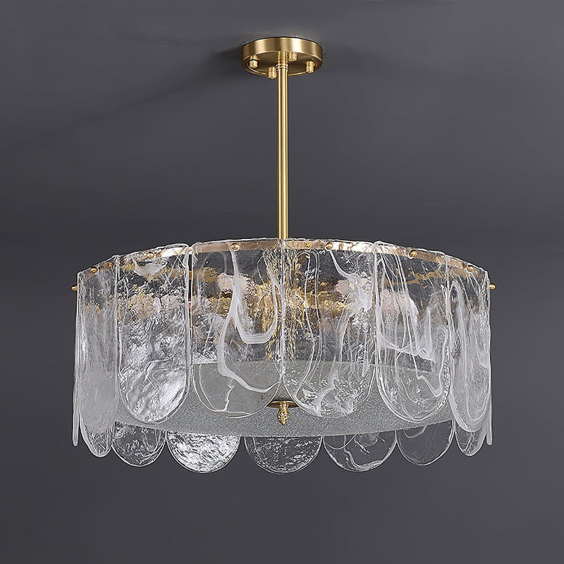 Traditional Classic Metal Glass Chandelier – detail 13