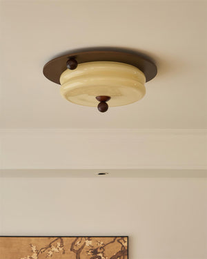 Tranquil Wood Ceiling Lamp