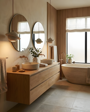 Planet Travertine Pendant Light