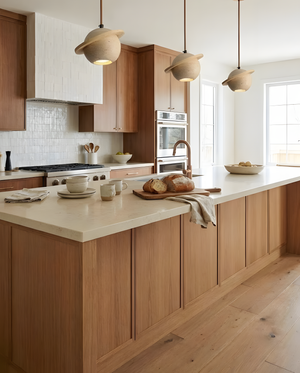 Planet Travertine Pendant Light