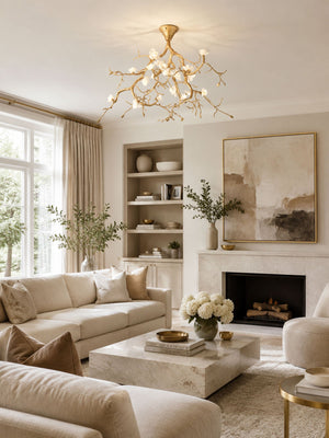 Tree Branches Flower Chandelier