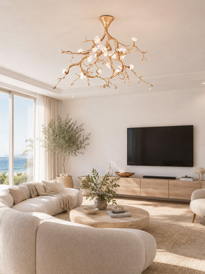 Tree Branches Flower Chandelier