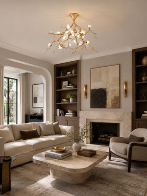 Tree Branches Flower Chandelier