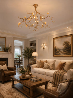 Tree Branches Flower Chandelier