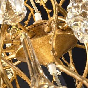 Tree Branch Staircase Chandelier