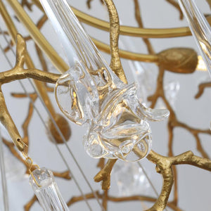 Tree Branch Staircase Chandelier