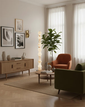 Tribeca Alabaster Floor Lamp
