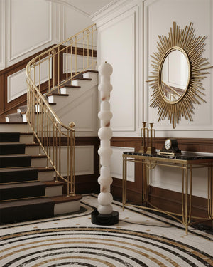 Tribeca Alabaster Floor Lamp