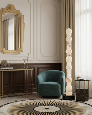 Tribeca Alabaster Floor Lamp