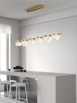 Trinidad Dining Room Alabaster Chandelier