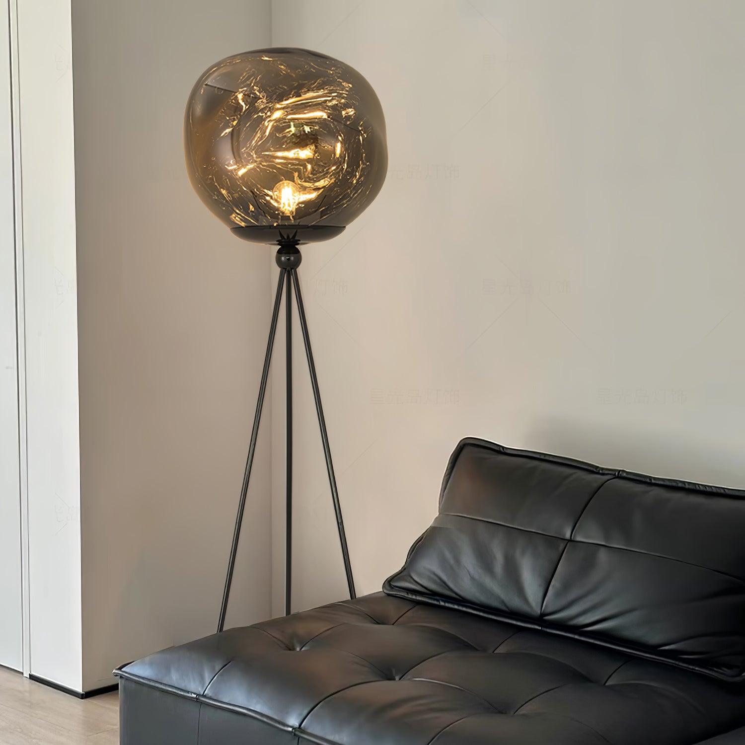 Tripod Rock Lava Floor Lamp 19.3″- 62.2″