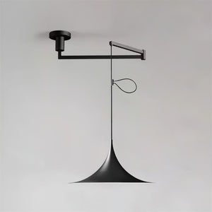 Trumpet Swing Arm Pendant Light