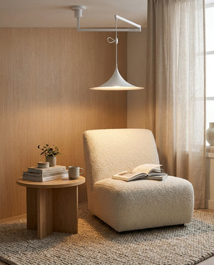 Trumpet Swing Arm Pendant Light