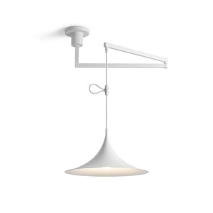 Trumpet Swing Arm Pendant Light