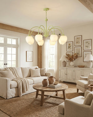 Tulip Matcha Chandelier